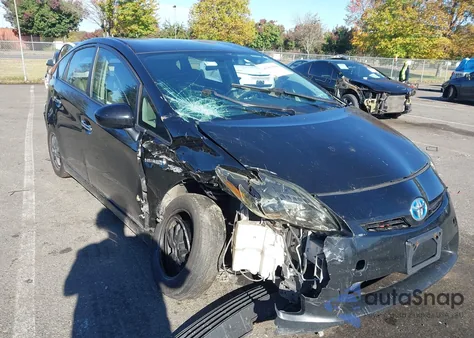 2011 Toyota Prius Two from USA, damaged, VIN JTDKN3DU8B0265390